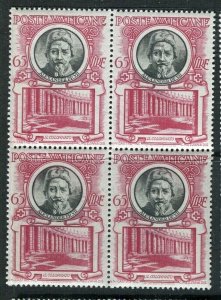 ITALY; VATICAN 1953 early St.Peter's Basillica issue MINT MNH BLOCK, 65L