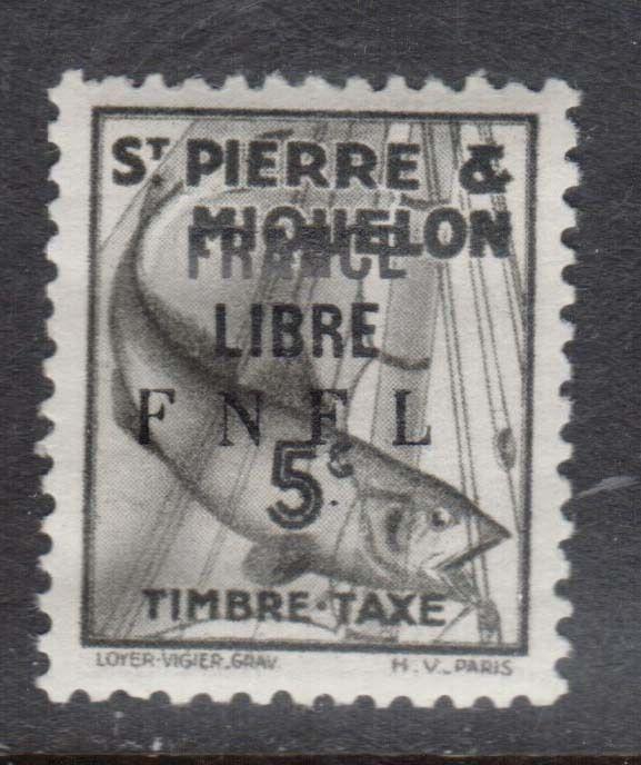 St Pierre & Miquelon #J58 VF Mint