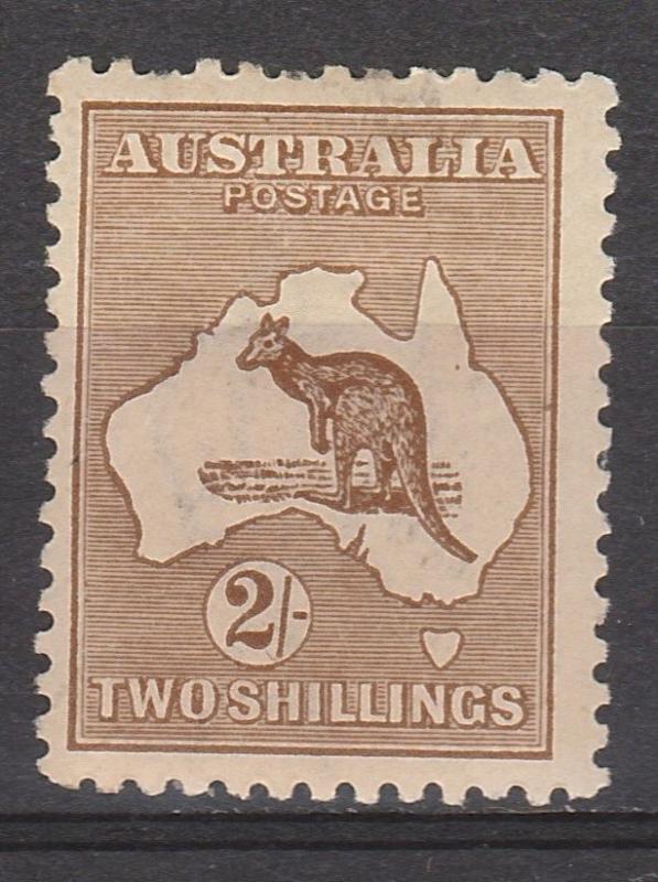 AUSTRALIA 1915 KANGAROO 2/- 3RD WMK  