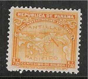 Panama Scott 195 Used. Map