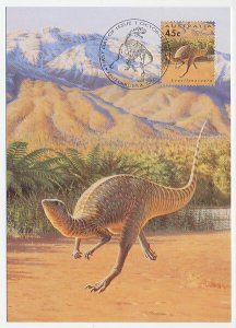 Maximum card Australia 1993 Leaellynasaura dinosaur