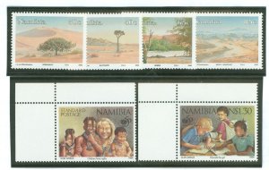 Namibia #734-737/802-803 Mint (NH) Single (Complete Set)