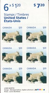 Canada 2014 BK575 Pane of 6 $1.20 Baby Mountain Goat