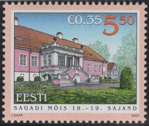Estonia 2007 MNH Sc 562 5.50k Sagadi Hall