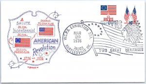 U.S. SPECIAL EVENT POSTMARK COVER TWO GREAT HERITAGES W.C.P.S. BARTLESVILLE O.K.