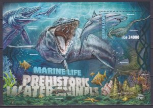 2016 Sierra Leone 7042/B940 Prehistoric Sea Animals 11,00 €