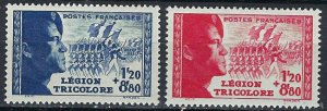 France B147-48 MNH 1942 set (ak2521)