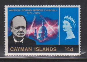 CAYMAN ISLANDS Scott # 176 MH