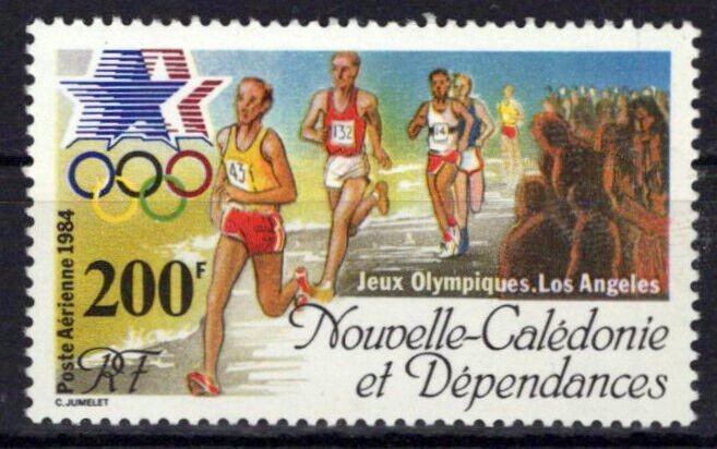 New Caledonia C199 MNH Air Post Olympics Games Sports ZAYIX 0524S0424