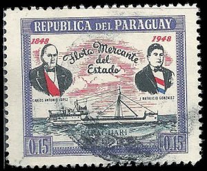 Paraguay - #456 - Used - SCV-0.25