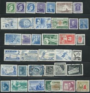 Canada #345-381  (U) CV. $11.90