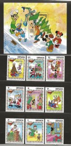 GRENADA SC# 1175-84   FVF/MOG