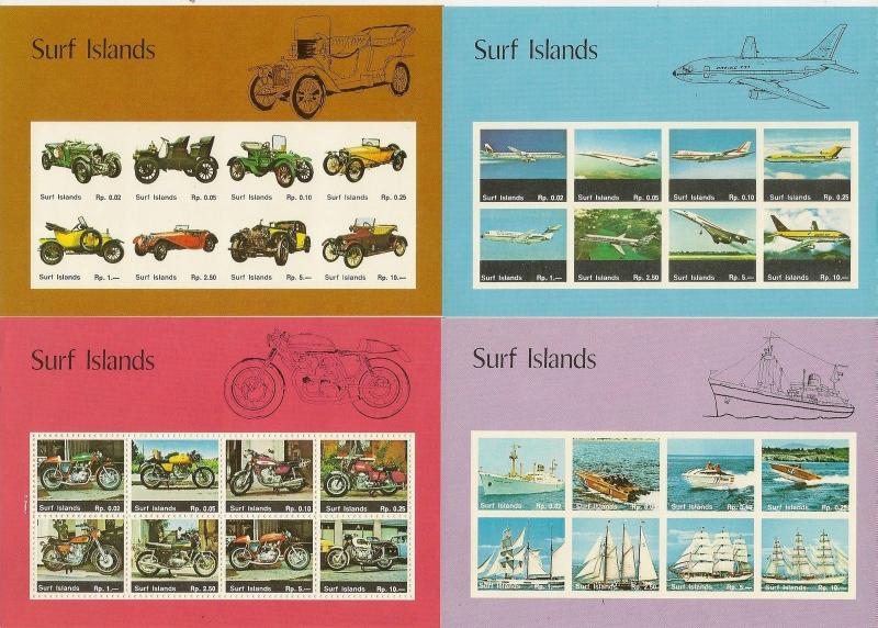 Surf Islands Miniature Sheets MNH (17)