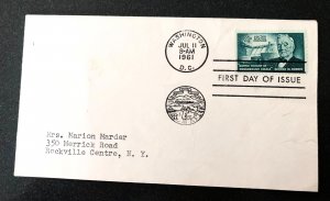 USA Stamp scott#1184 George W Norris FDC 1961