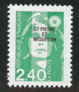 St Pierre and Miquelon-Scott 531 Marianne MNH**
