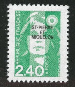 St Pierre and Miquelon-Scott 531 Marianne MNH**