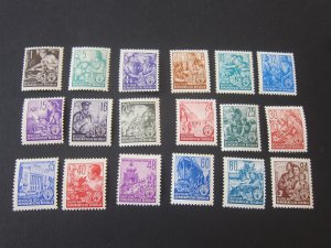 Germany 1953 Sc 187-204 set MH