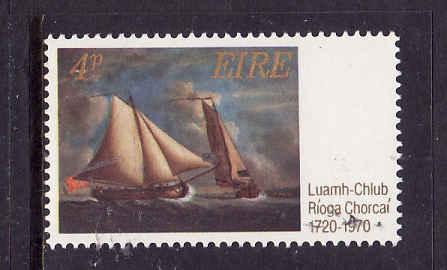 Ireland-Sc#282-unused NH set-Sailing Boats-Paintings-Royal Cork Yacht Club-1970-