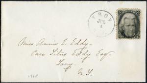 #73 ON JULY 1875 TROY, NY COVER CV $90.00 BP3918