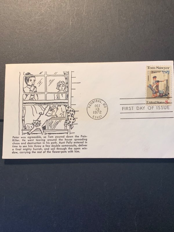 Stamps US  Cover, 371,  Scott#1470,  , See Picture