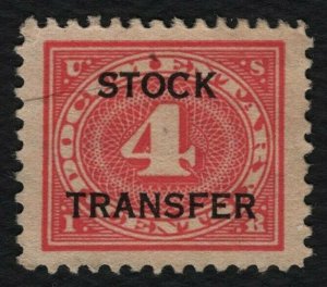 #RD3 4c Stock Transfer, Used [25] **ANY 5=FREE SHIPPING**