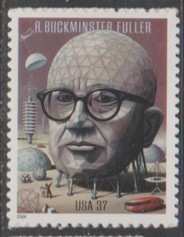 U.S. Scott #3870 Buckminster Fuller Stamp - Mint NH Single