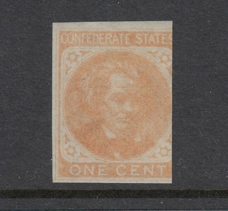 CSA #14 Imperf   (Mint NEVER HINGED) cv$100.00