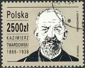 Poland 1991 Sc 3049 Kazimierz Twardowski 72 Yrs Stamp CTO