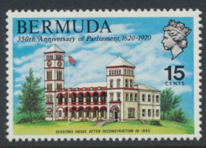 Bermuda SG 267  SC # 273 MNH Parliament 1970  see scans 