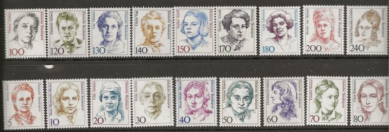 GERMANY SC #  1475 - 94a   MNH