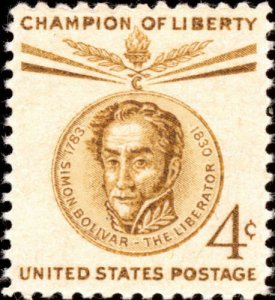 Scott#: 1110 - Champion Of Liberty Simon Bolivar Single Stamp MNH OG