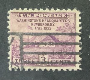 USA 1933  Scott 727 used - 3c, Peace of 1783