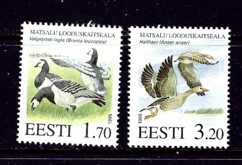 Estonia 283-84 MNH 1995 Ducks