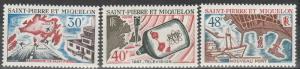 St Pierre & Miq #374-6  F-VF Unused  CV $28.00  (A9617)