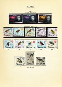 GAMBIA 1966/69 Birds MNH MH To 10s (60+Items) AU10774