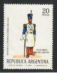 Argentina; Scott 893; 1969;  Unused; NH