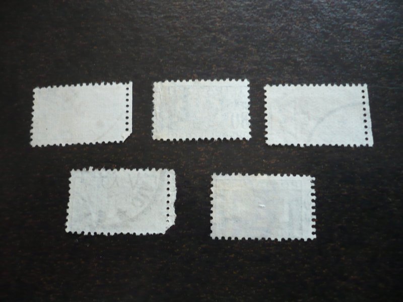 Stamps - Italy - Scott# Q8,Q11-Q13,Q27 - Used Part Set of 5 Stamps