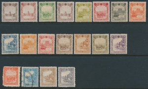 Manchukuo 1936-37 &  1944-45 Majority of 2 Series of same design Mint Hinged