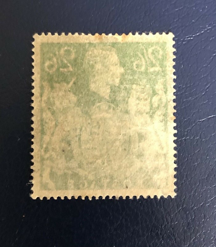 GB UK KG VI 2/6p OFFSET ERROR used condition