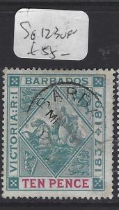 BARBADOS  (PP1610B)  SEAHORSE   10D   SG 123     VFU 