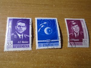 Romania  #  C123-25  used