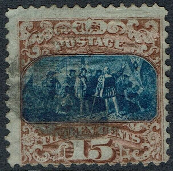 UNITED STATES 1869 PICTORIAL 15C TYPE II USED 