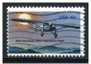 USA 1977 - Scott 1710 used - 13c,  Lindbergh Flight 