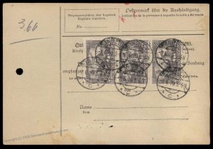 Germany 1920 Germania 3 Mark Wmk Cover MeF Multiple Frank Switzerland 96036