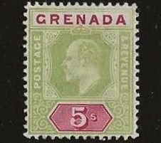 Grenada Sc #76  5sh  choice  NH VF