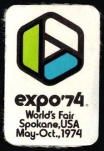 1974 US Poster Stamp Expo '74 World's Fair Spokane May-October 1974...