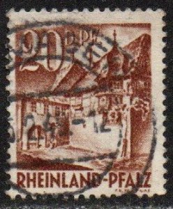 Germany - Rhine Palatinate Sc #6N23 Used