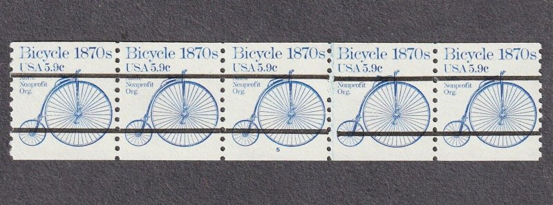 PNC5 5.9c Bicycle P/C 5 LG US #1901a MNH F-VF