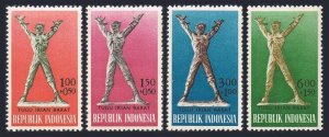 Indonesia B150-B153,MNH.Michel 380-383. West Irian Monument,Djakarta,1963.