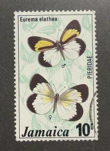 Jamaica 1977 Scott 423 used - 10c, Butterflies, Eurema elathea